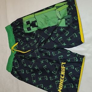 Minecraft boys swim shorts medium